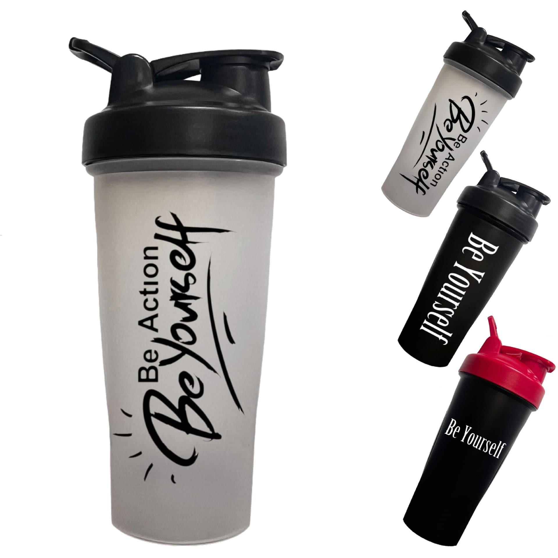 600ml protein powder shaker cup, milkshake cup, portable fitness sports water bottle, plastic cup, factory direct supply.