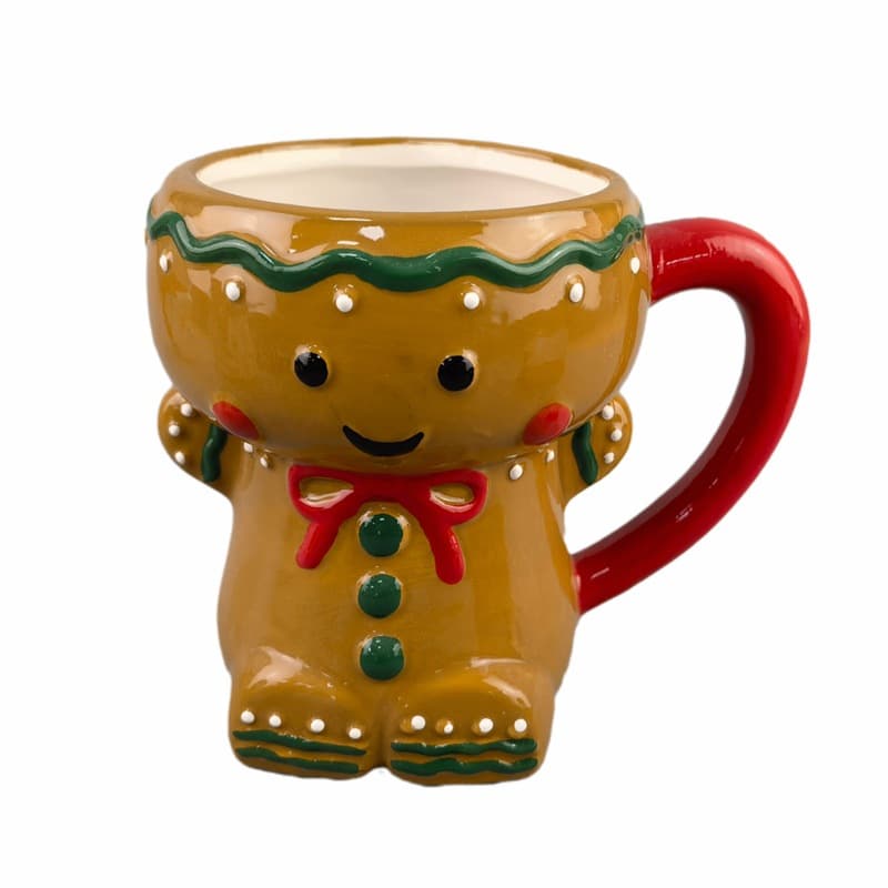 Selected Ceramic Christmas Gingerbread Man Mug Ceramic Christmas Tree Mug Ceramic Cookie Cup Ceramic Water Cup