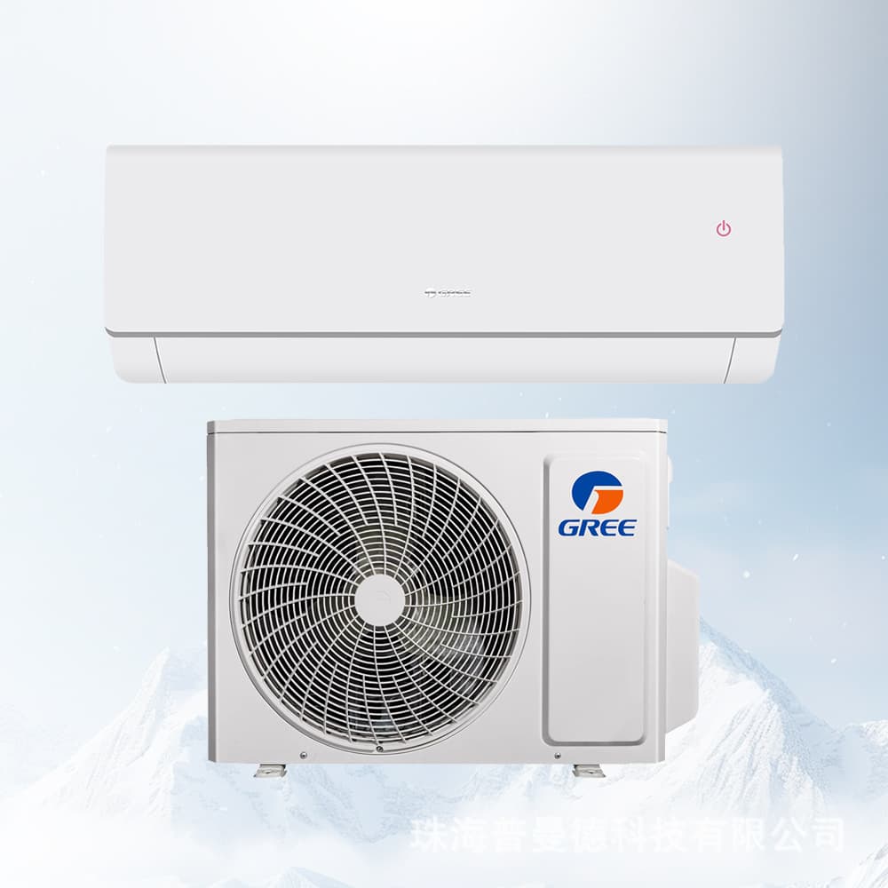 Gree Inverter Wall-Mounted Air Conditioner Cooling Heating Compact Split Home Air Conditioner 1HP Air Conditioner