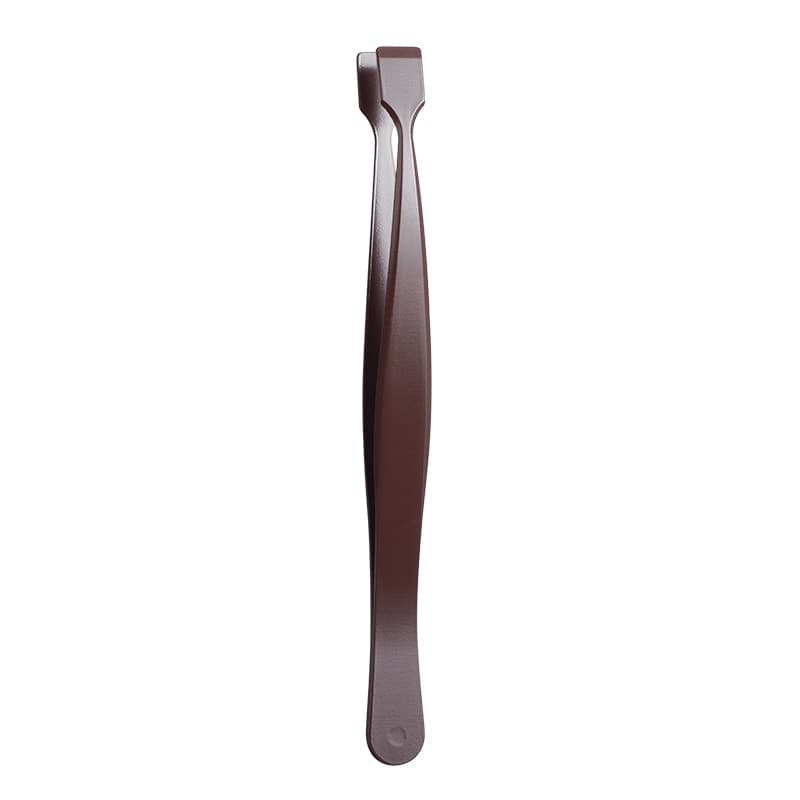 Factory Direct Stainless Steel Glue-Free Lower Lash Tweezers for Eyelash Technicians, Gold Feather Lash Clamp