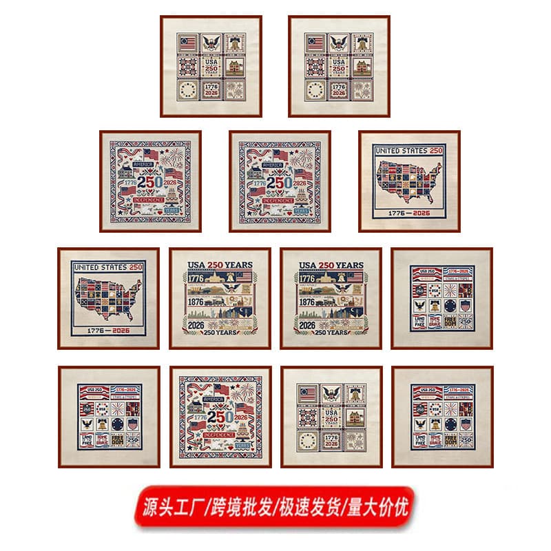 Cross-border Hot-selling Trendy Cute Cardinal Cross Stitch Kit Bird Cross Stitch Factory
