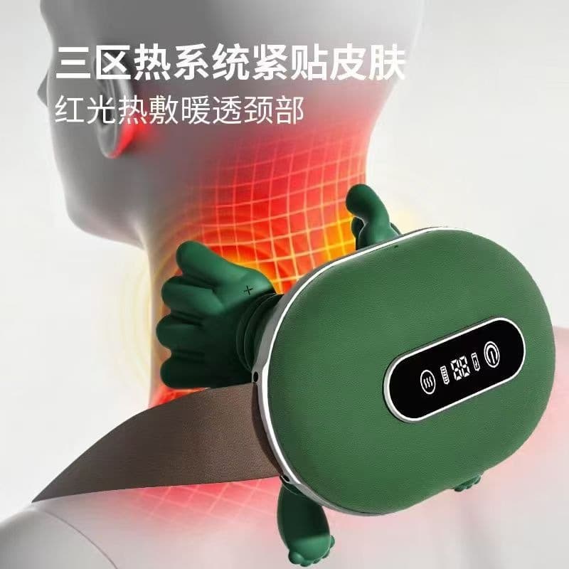 Cross-Border Hot Selling Hand-Shoulder-Neck Massager Cervical Massager Trapezius Neck Massager Birthday Gift