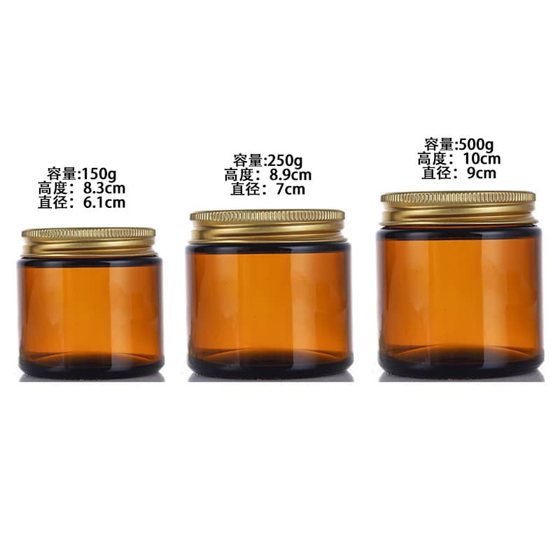 Wholesale 30g Amber Cream Jar, Face Cream Sample Jar, Brown Light-Blocking Snow Cream Ointment Sub-Packaging Bottle, Cosmetic Jar