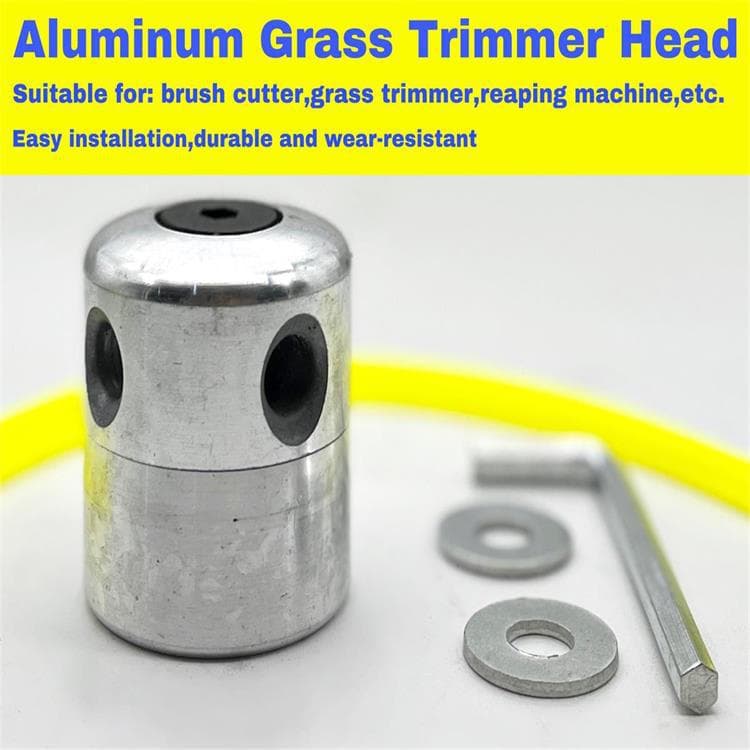 Cross-Border Metal Aluminum Gasoline Lawn Mower Parts Weeder Assembly Aluminum Column Nylon Grass Trimmer Head