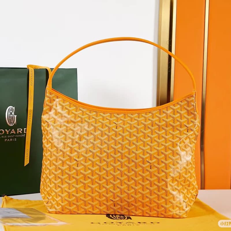 Goyard New Hobo Bag with Detachable Pouch, Large Capacity Fashionable Shoulder Handbag for Commute Shopping