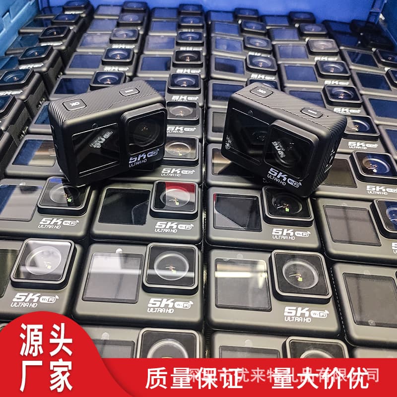 Cross-border 5K Action Camera HD Touch Dual Screen Waterproof Remote Control Camera Sports Anti-shake Camera Recorder