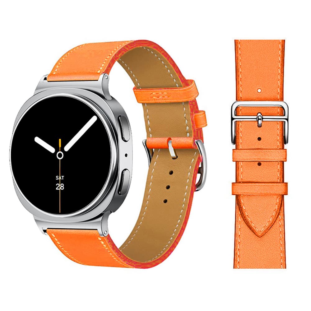 Compatible with Samsung Galaxy Watch 8/9 Classic Genuine Leather Strap 2025 New Style