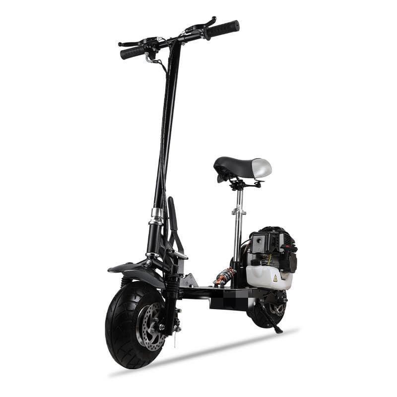 39Cc-49Cc Gasoline Scooter, Small Mobility Scooter, Power-Assisted Vehicle, 4-Stroke, Fuel-Powered Pedal, Foldable Zip