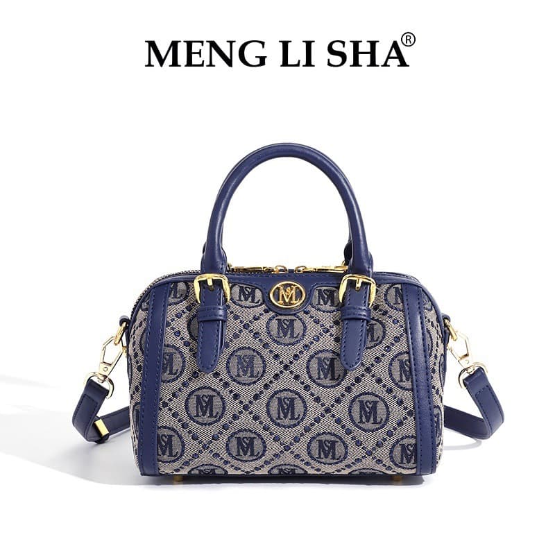 Menglisha/Menglisha Genuine Jacquard Star Diamond Fashion Versatile Boston Pillow Bag Crossbody Bag 5977#