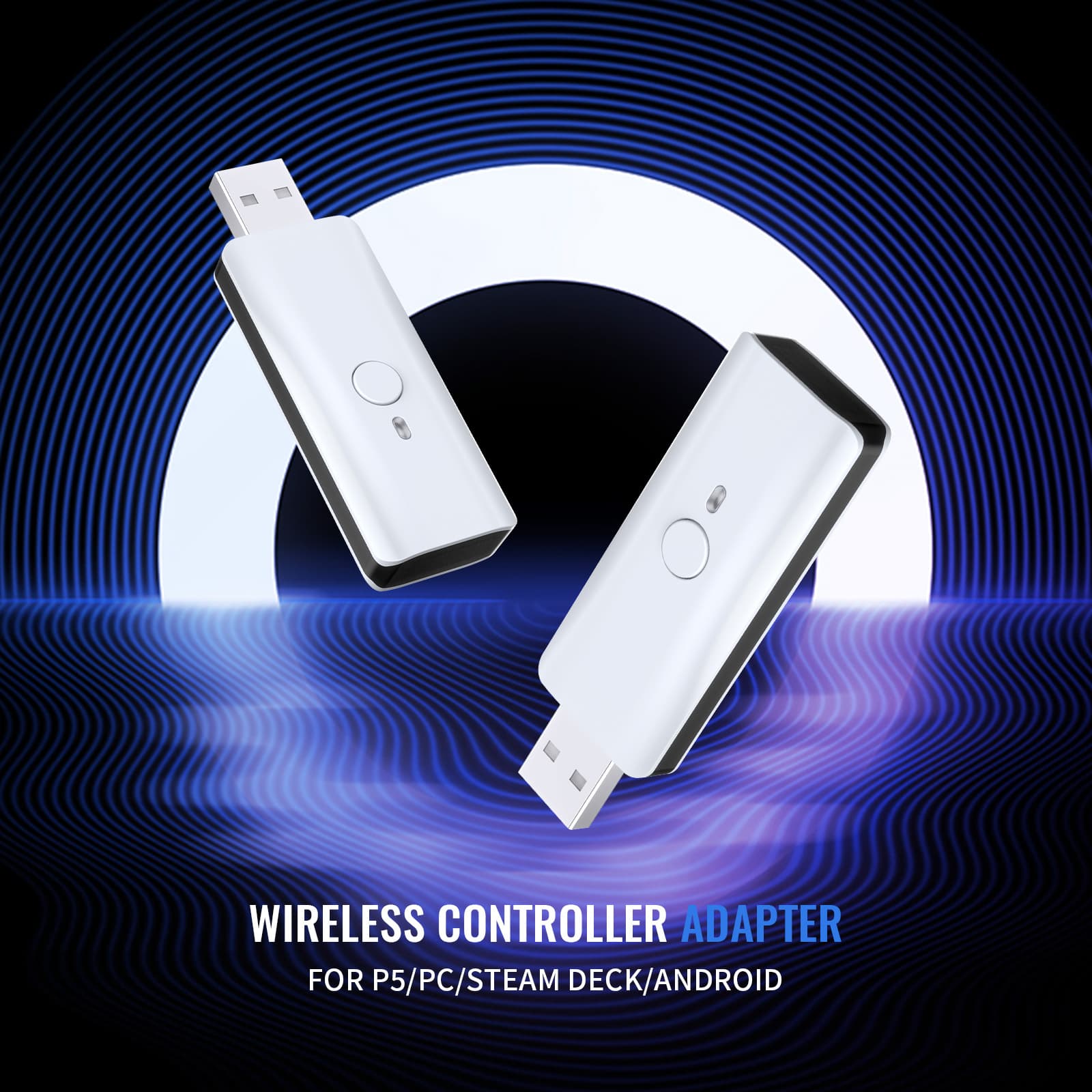 JYS PS5 Controller Converter PS5 Bluetooth Adapter PS4/SWITCH/PC Wired Bluetooth Connection