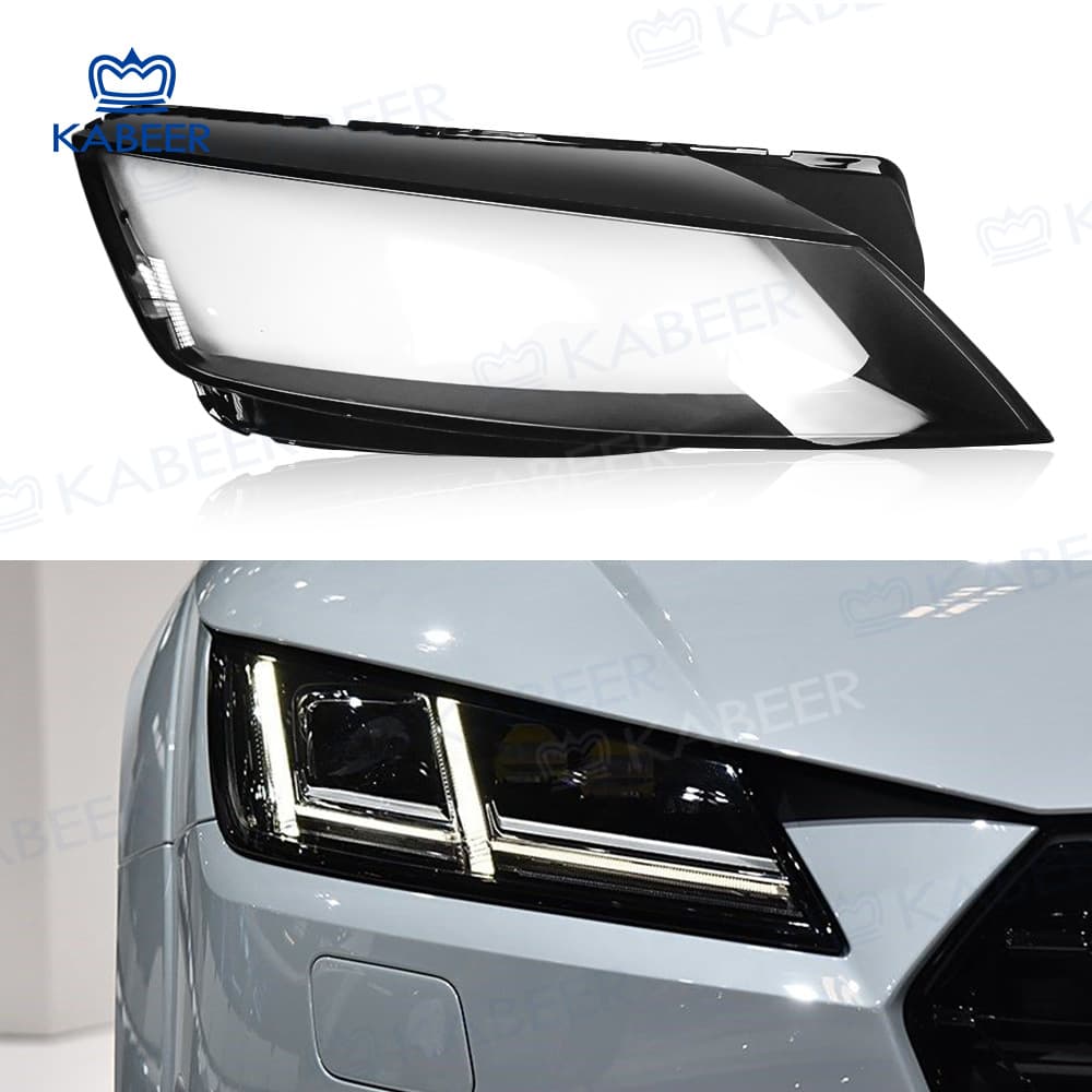 Compatible with Audi TT Headlight Lens 15-22 Model TTS Headlight Transparent Lens / Headlight Housing / Cover