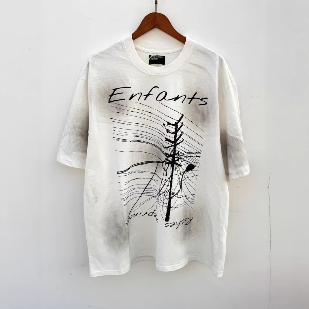 ERD's melancholic rich second-generation "Chaotic Life Chaotic Life Limited" washes dirty short sleeves
