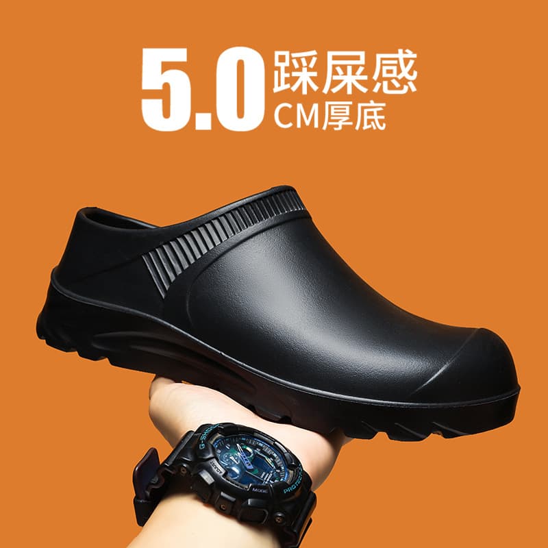 Kitchen Chef Shoes for Men and Women, Waterproof, Oil-Proof, Slip-Resistant, for Restaurant, Hotel, Nurse, Food Factory, Work Safety Shoes