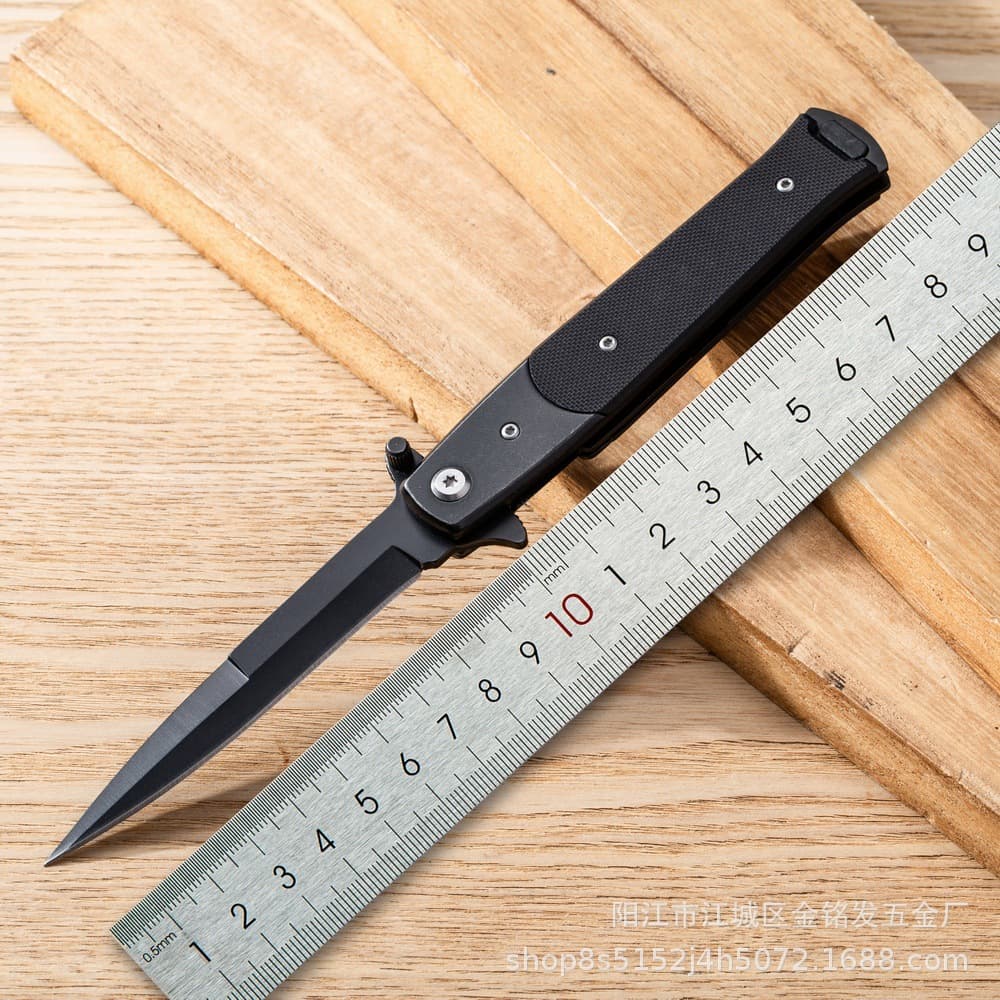 Outdoor Folding Knife Swordfish Camping Tactical Knife High Hardness Defense Mini Knife Multifunctional Survival Knife