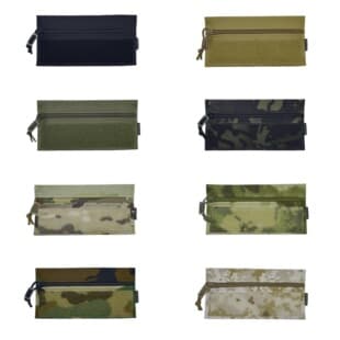 MK Type Chest Rig Universal Compatible Long Candy Pouch, Large 20x10 Size, Full Camo Fur Tegris Pull Tab