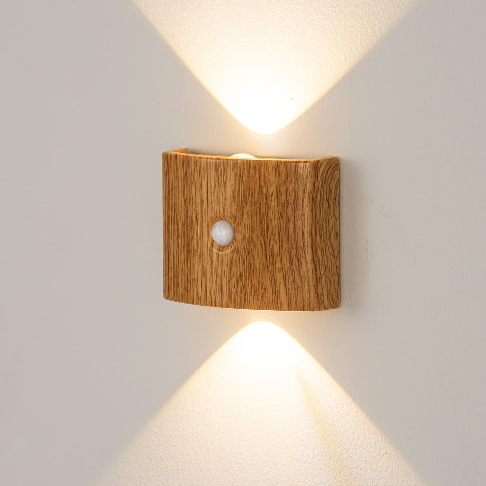 Cross-border new wall lamp with wireless magnetic charging, bedroom bedside reading light, staircase living room human sensor wall lamp