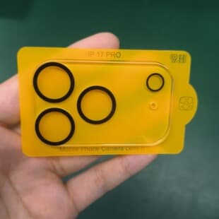 For iPhone 17 transparent full coverage lens film iPhone 17 Pro Max rear camera silk screen one-piece sticker