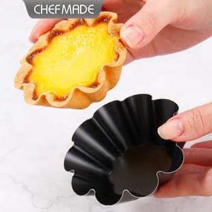 Xuechu Chrysanthemum Cup Tart Mold Tart Sunflower Shape Mold Small Cake Baking Pan Commercial Tart Mold