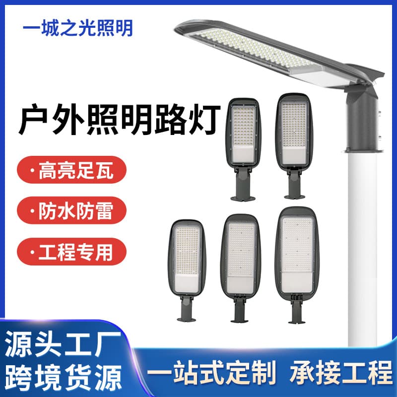Rural Road LED Lighting Street Light Outdoor Waterproof Full Watt High Bright High Pole Light Municipal Electrical Engineering Road Street Light