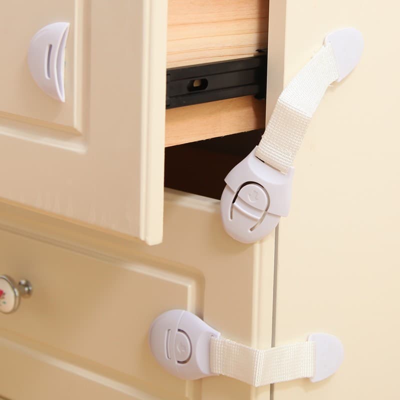 Baby safety lock multi-function extended webbing locker cabinet door lock refrigerator lock infant protection child safety supplies