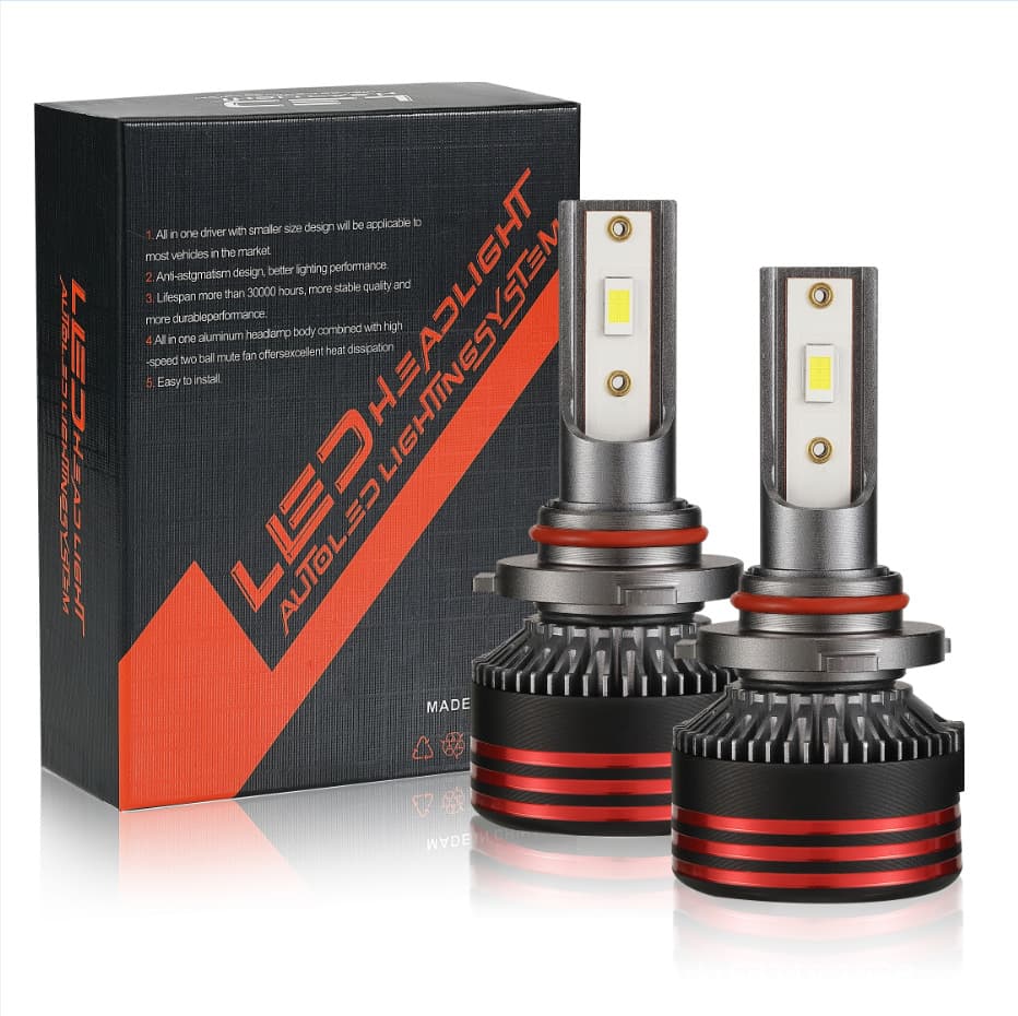 F6 Model 3570 LED Chip Super Bright Focused Car LED Headlight H1 H7 H4 9005 Factory Direct Drop Shipping