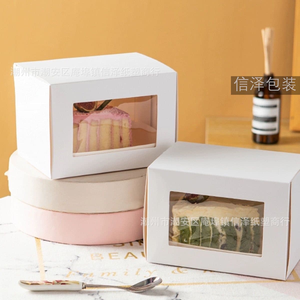 Cut Cake Box Packaging Box Cut Cake Dessert Packaging Box Mousse Lasagna Baking Box
