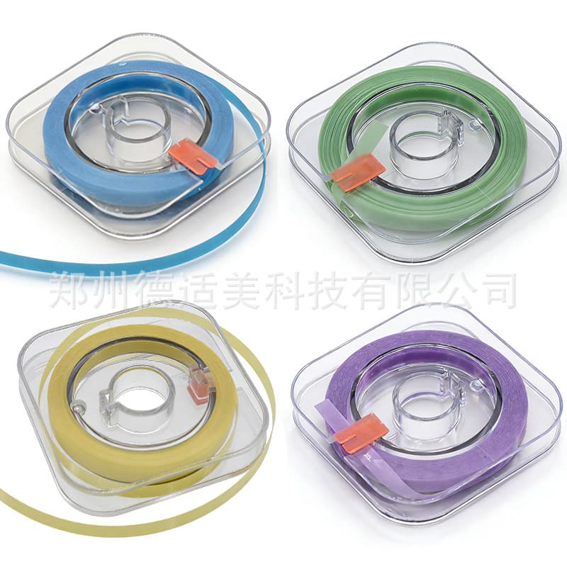 Dental Interproximal Polishing Strips, Colored Roll-Type Polishing Strips, Coarse, Medium, Fine Sand Polishing Strips, 6M/Roll Wholesale