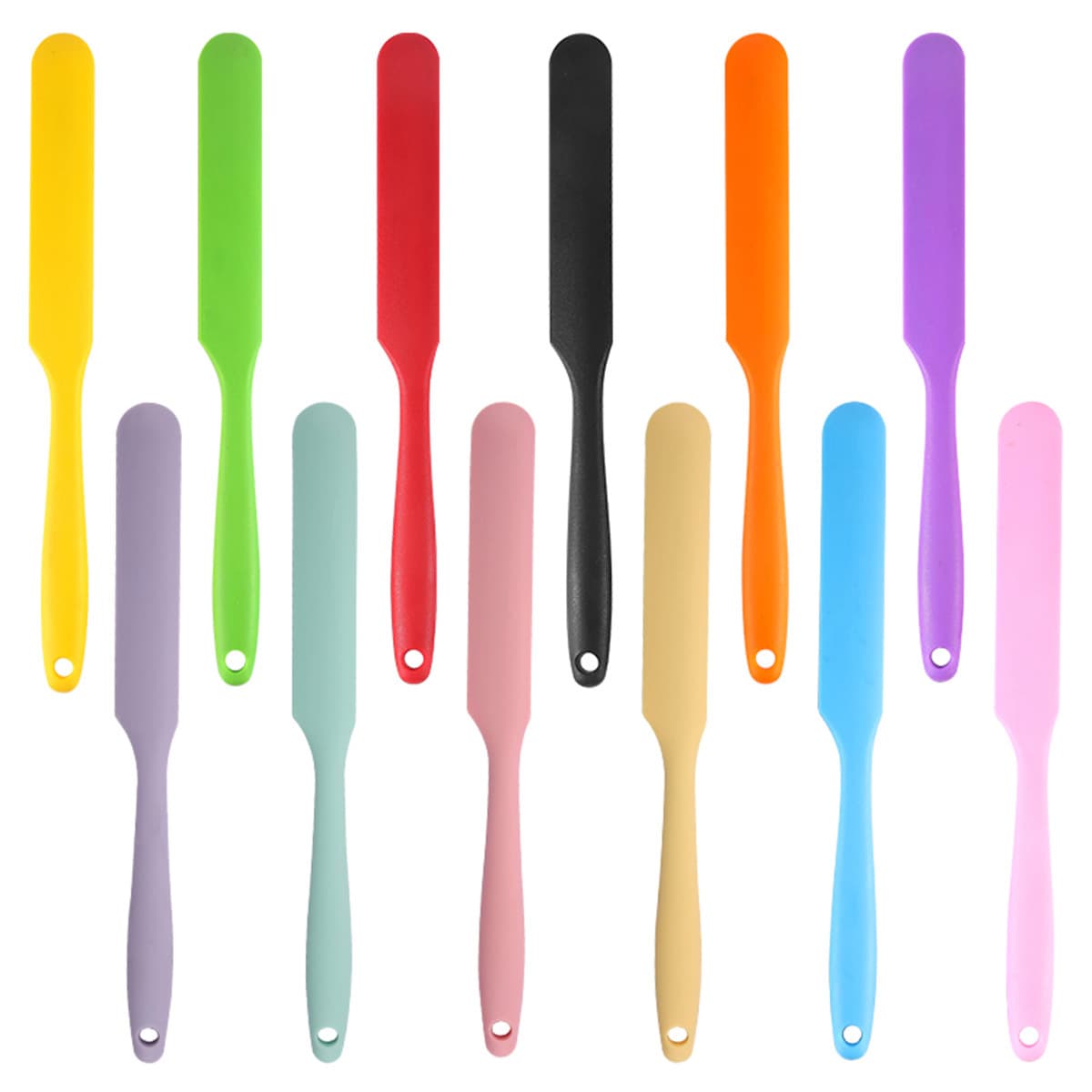 Multifunctional One-Piece Silicone Spatula - Food-Grade Baking Silicone Scraper, Thickened Butter Knife, Cream Cake Spatula