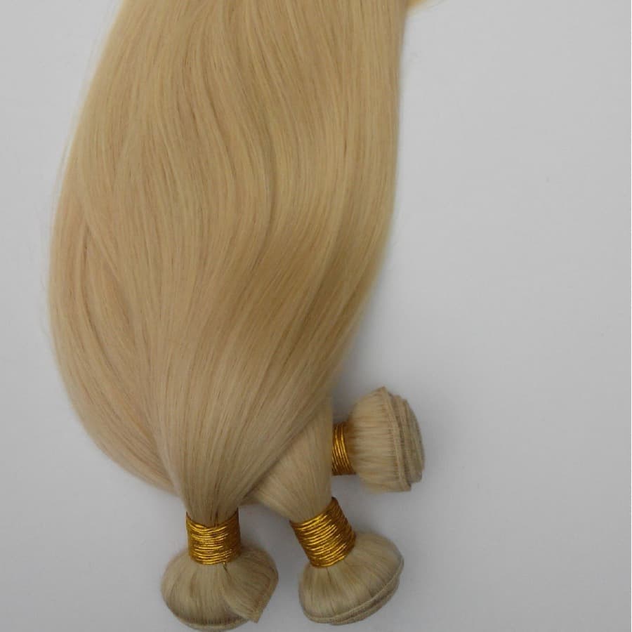Braided Hair Shunfa Hair Weft European and American Hair Extensions Golden 613 Virgin Hair Weft