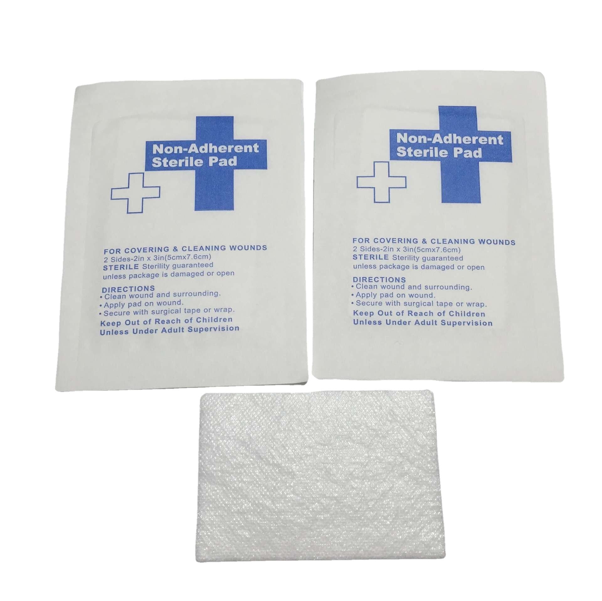 FDA approved non-adherent pads for home use, 5*7.5cm and 7.5*10cm, are best-selling export products.