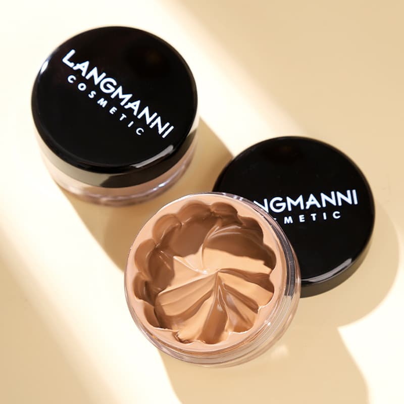 Langmanni Concealer, Covering, Contouring, Moisturizing, Brightening Skin Tone, Long-Lasting Foundation, Cross-Border