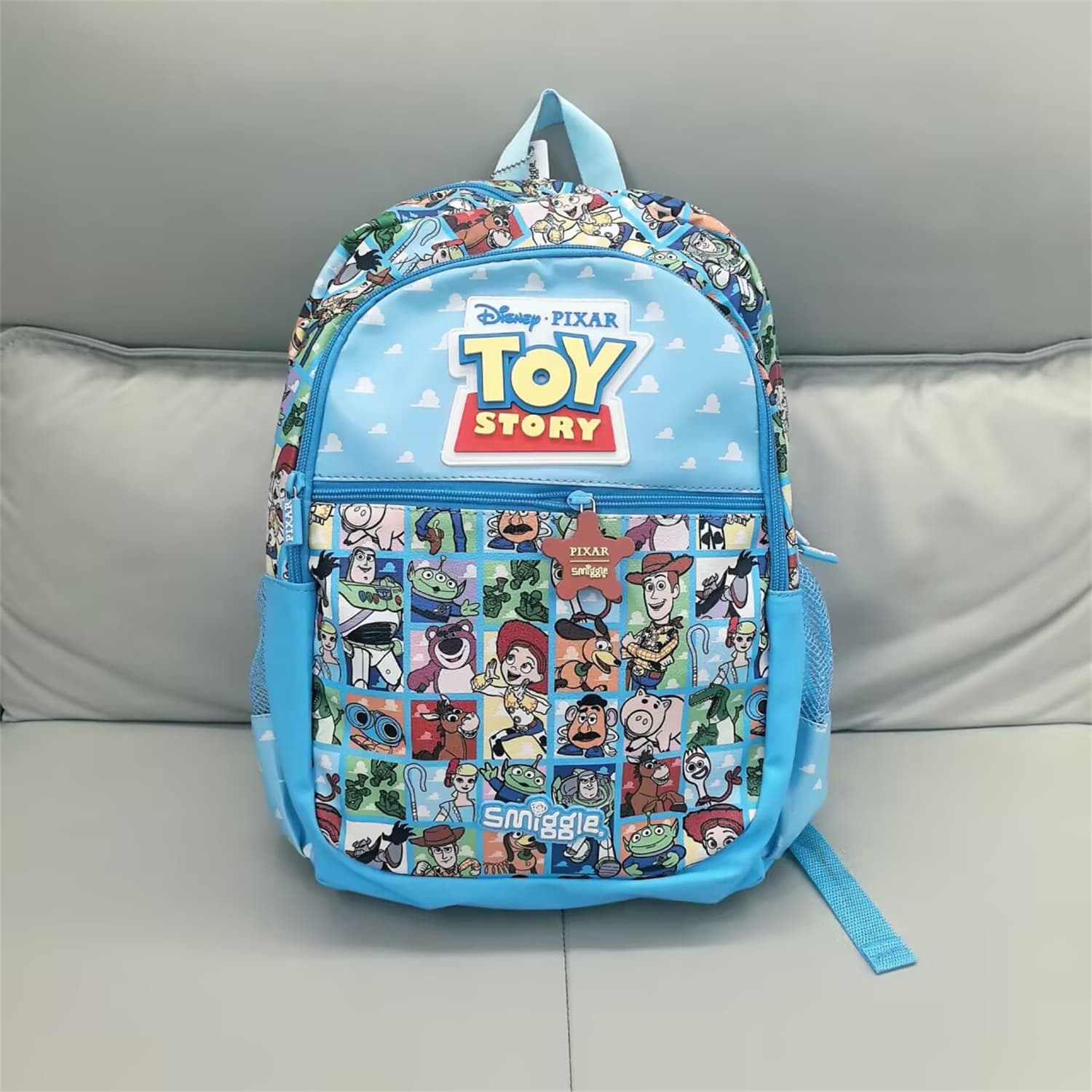 Australian Smiggle school bag 1-6 students shoulder black astronaut hero decompression backpack multi-functional bag