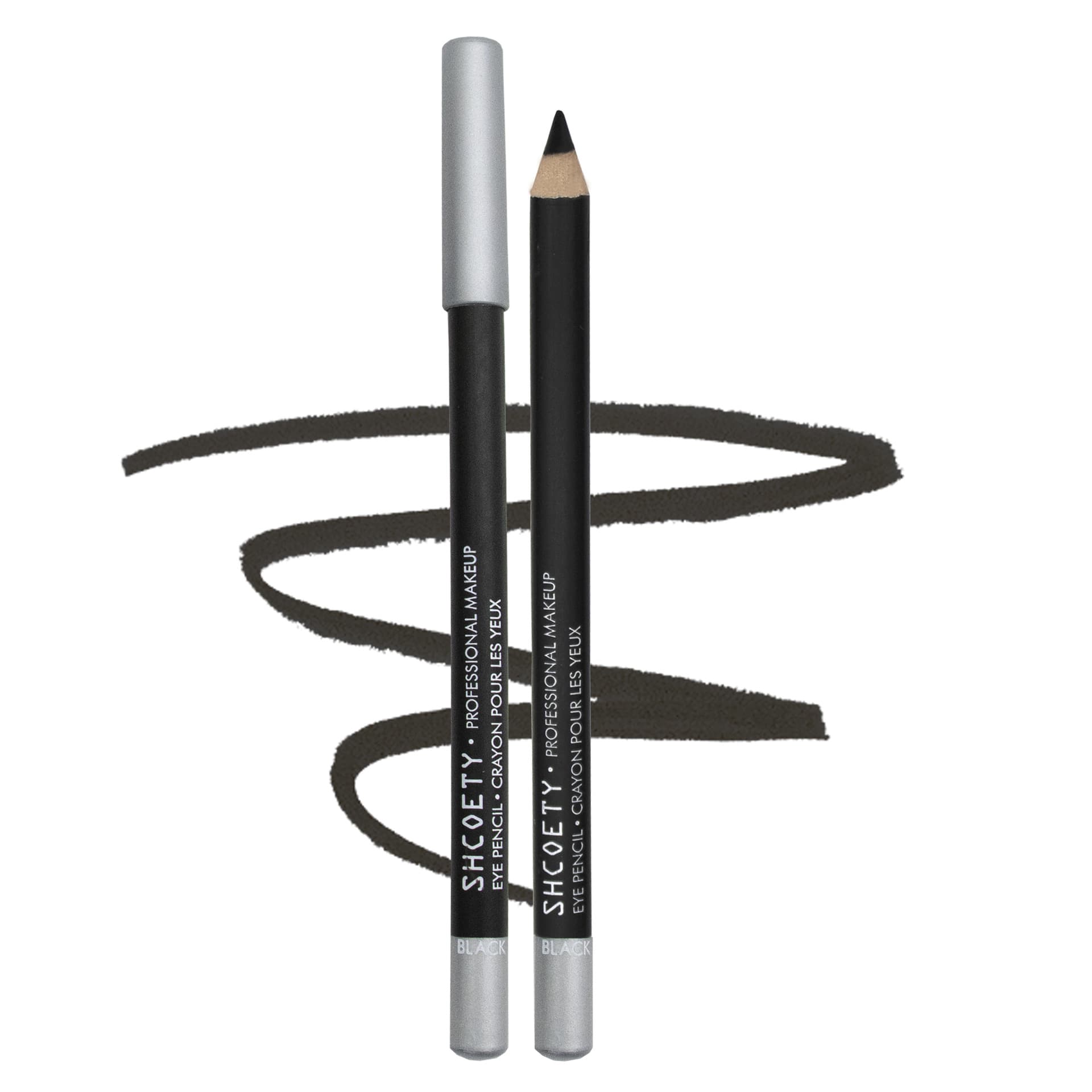 SHCOETY Waterproof, Smudge-Proof Wooden Eyeliner Pencil, Long-Lasting, Dual-Use Eyebrow and Under-Eye Liner Pen, Europe and America