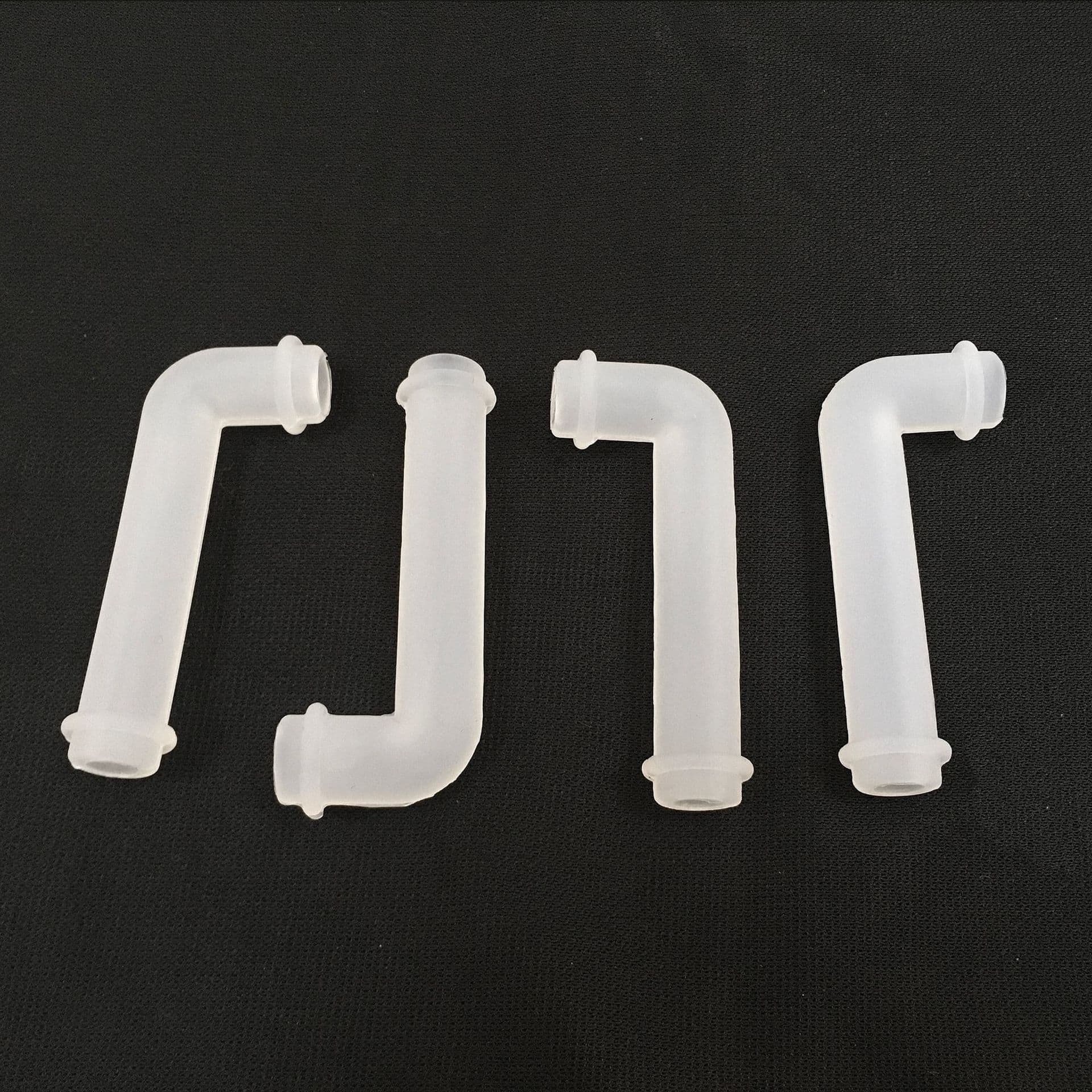 Food-grade silicone 7-shaped elbow, water dispenser adapter silicone elbow, tea ceremony accessories, silicone hose