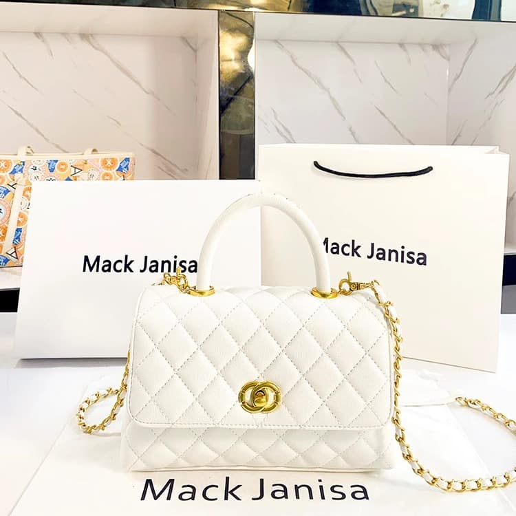 Dropshipping Small Fragrance Style Diamond Quilted Chain Bag Women 2025 New Fashion Versatile Handbag Shoulder Crossbody Small Square Bag