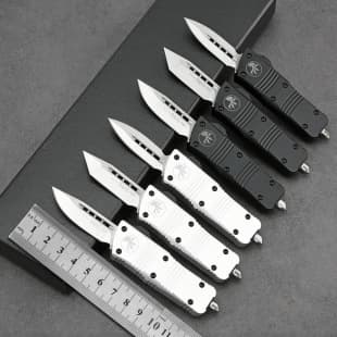 Cross-border Hot Selling CNC Aviation Aluminum OTF Utility Knife Outdoor Mini Portable Knife Box Cutter EDC