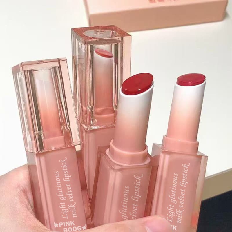A must-choice for young girls in Zaoba! Camellia velvet matte lipstick waterproof non-stick cup whitening lipstick student party