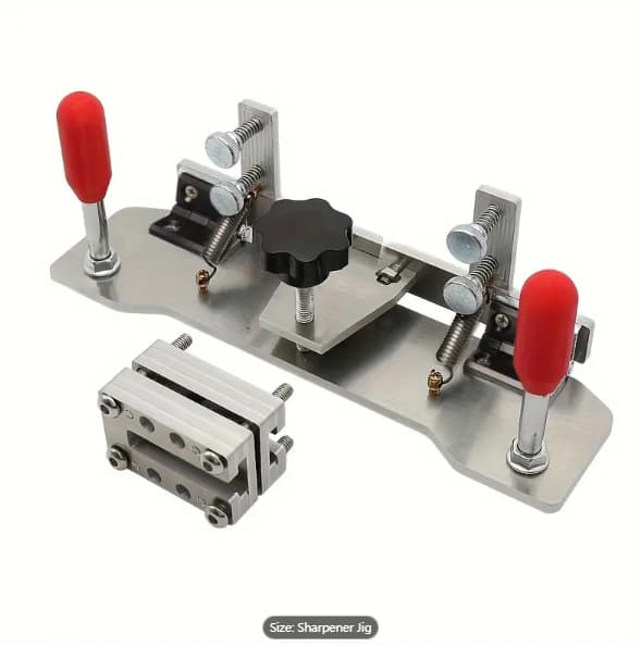 V-opening tool V-clip sanding belt machine stainless steel edge fixed-angle sharpening heavy-duty rack knife blank opening rough accessories