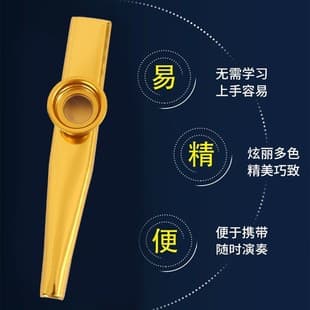 Factory Wholesale Metal Kazoo Orff Instrument Percussion Accompaniment Kazoo Multicolor Instrument Toy