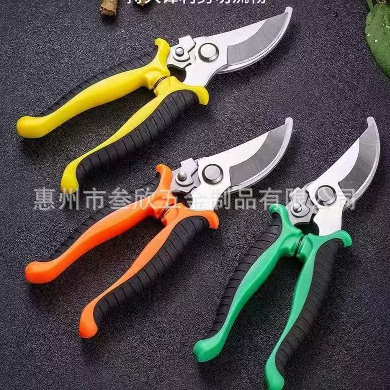 Stainless Steel Pruning Shears Multi-Purpose Garden Scissors Orchard Flower Branch Grafting Tree Branch Cutter Gardening Tool
