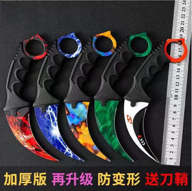 CSGO Karambit Outdoor High Hardness Portable Self-Defense Eagle Claw Knife Tactical Knife