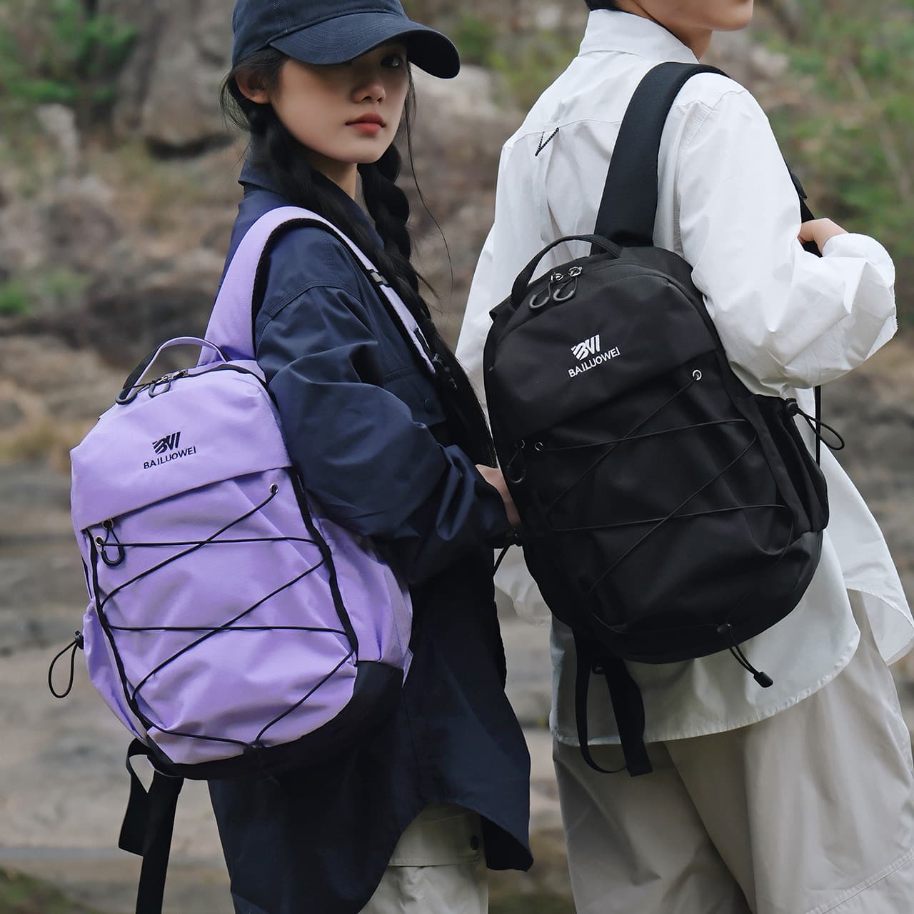 Outdoor Hiking Backpack Lightweight Travel Sports Multi-Functional Backpack Large Capacity Fashion Casual Student Backpack