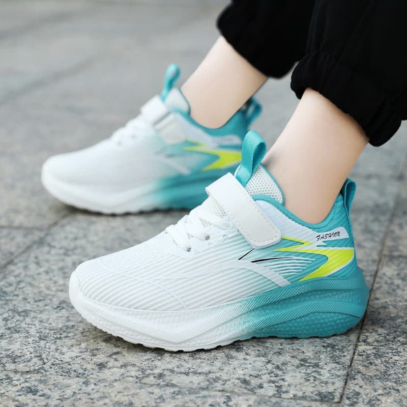 Kids' Shoes, Girls, Mesh Breathable New Style, Ages 6-12, Spring Boys' Sports Shoes, Students, Middle and Older Children's Running Shoes