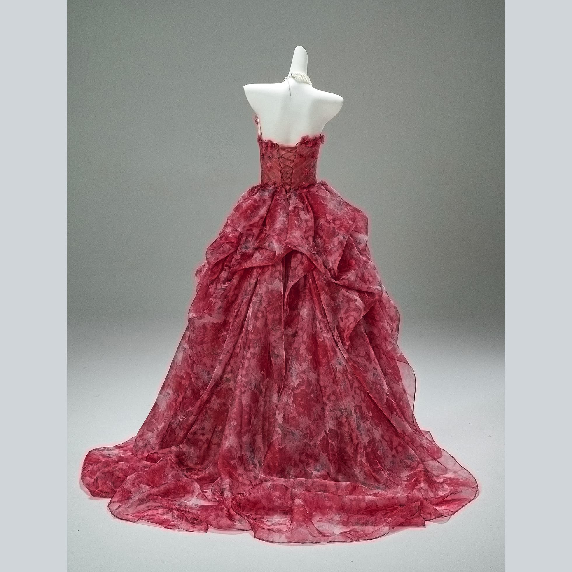 26 New Big Skirt One-Shoulder Gown for Art Exam Vocal Performance Birthday Coming-of-Age Ceremony