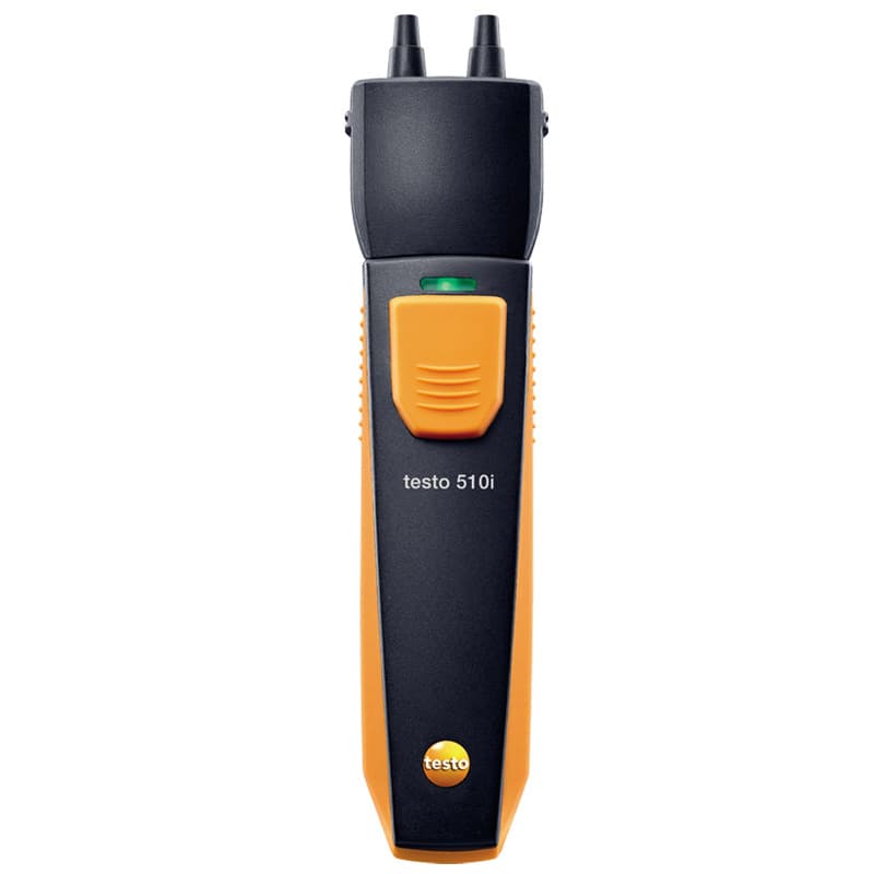 Testo 510i Wireless Mini Differential Pressure Gauge, Handheld Differential Pressure Meter for Differential Pressure Measurement