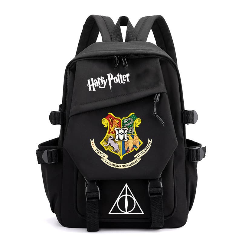 Harry Potter Backpack Casual School Bag for Students Boys and Girls