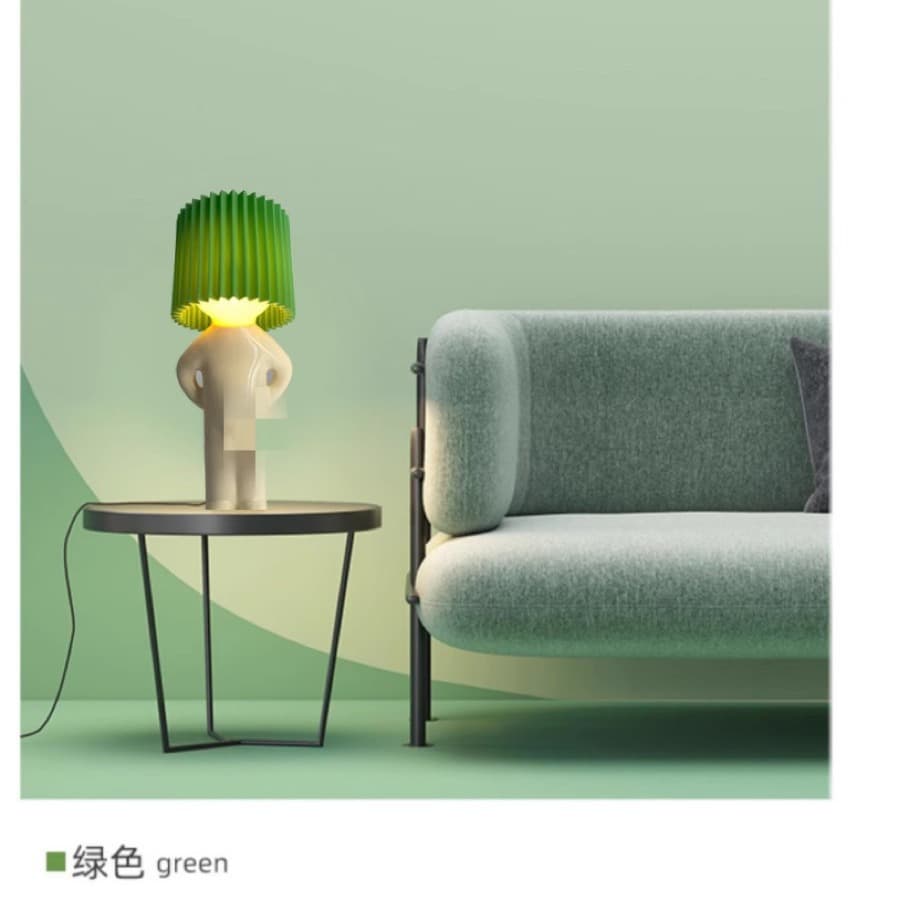 Wholesale Nostalgic Table Lamp, Creative MR.P Shy Boy Night Light, Naughty Desk Lamp with Fun Switch, Humorous Gift