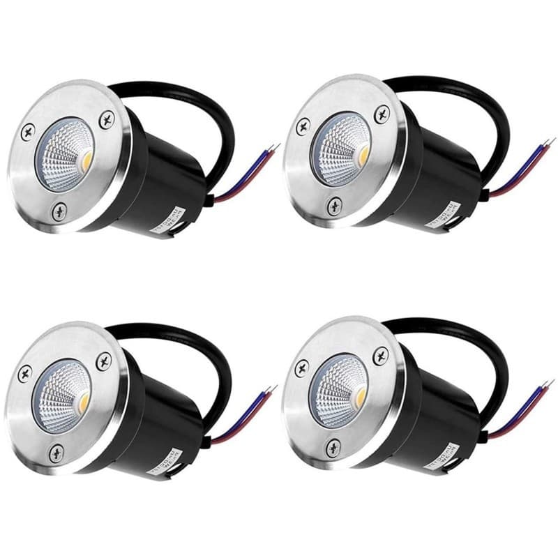 Cross-border Exclusive LED 3W5W In-Ground Light COB Waterproof IP67 Buried Lamp 12V24V Low Voltage Dimming 85-265V