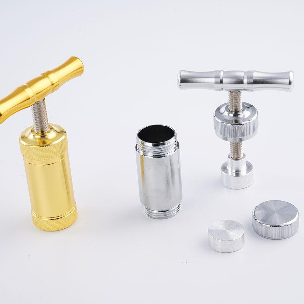Mini aluminum alloy pipe, metal smoke grinder, smoke press, portable pipe smoking accessory wholesale