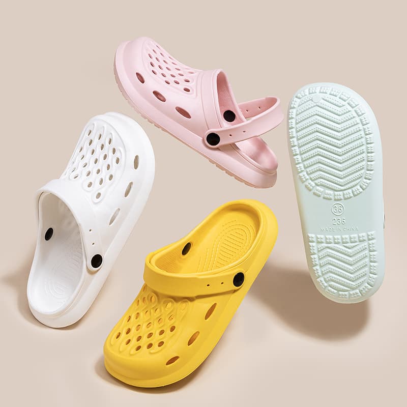 Qida Shun's new clogs, summer garden shoes, men's and women's rafting shoes, couple's beach shoes, factory wholesale.